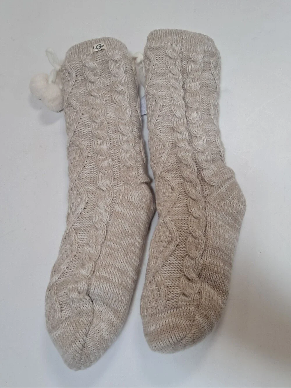 UGG Slipper Socks Cream Color - Picture 3 of 13